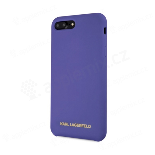 Kryt KARL LAGERFELD pro Apple iPhone 7 Plus / 8 Plus - silikonový - fialový