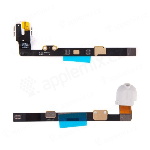 Flex kabel s audio jack konektorem pro Apple iPad mini - bílý - kvalita A+