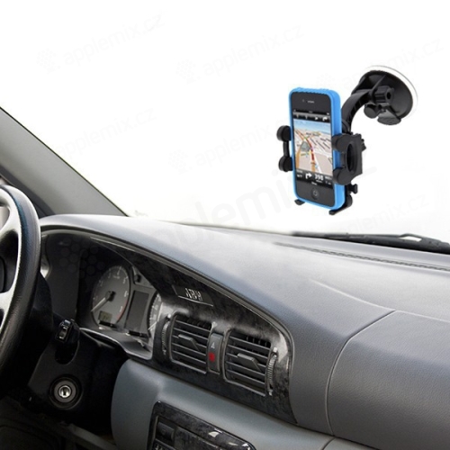 Univerzální držák do auta pro Apple iPhone a podobná zařízení - černý
