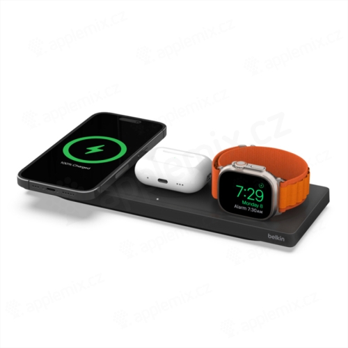 BELKIN BOOST Charge 3v1 nabíjačka pre Apple iPhone / Watch / AirPods - MagSafe - čierna