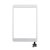 Dotykové sklo (dotyková plocha) s konektorom IC a flex s tlačidlom Home Button pre Apple iPad mini / mini 2 (Retina) - biele - kvalita A