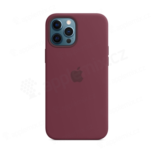Originální kryt pro Apple iPhone 12 Pro Max - silikonový - švestkově fialový