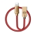Synchronizačný a nabíjací kábel Lightning pre zariadenia Apple MCDODO - Šnúrka - Kovové koncovky - 1,2 m - Červený