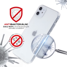 Kryt Forcell pro Apple iPhone 11 - antibakteriální - gumový - průhledný