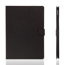 Pouzdro MERCURY Fancy Diary pro Apple iPad Pro 12,9 - stojánek a prostor na doklady - černé