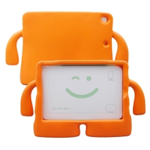 Pouzdro pro děti na Apple iPad 10,2&quot; (2019 - 2021) / Air 3 (2019) - stojánek / rukojeť - pěnové - oranžové