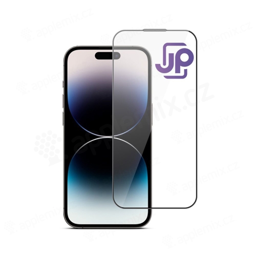 Tvrzené sklo (Tempered Glass) JP Easy Box pro Apple iPhone 14 Pro - 2,5D - rámeček pro nalepení
