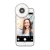 LED selfie světlo + širokoúhlý objektiv BASEUS pro Apple iPhone - bílé