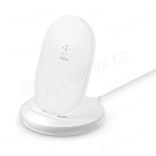 BELKIN 15W bezdrôtová nabíjačka / stojan Qi pre Apple iPhone / AirPods - Biela