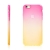 Kryt pro Apple iPhone 6 Plus / 6S Plus gumový tenký - žlutý / růžový
