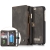 Puzdro pre Apple iPhone 6 / 6S - peňaženka + odnímateľný kryt telefónu - priehradka na doklady - umelá koža - sivé