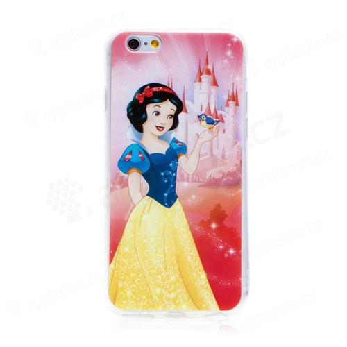DISNEY kryt pre Apple iPhone 6 / 6S - Snow White - gumový - ružový