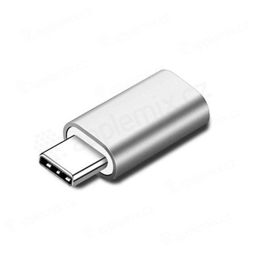 Konektor USB-C samec na konektor Lightning samica pre Apple iPad Pro 11" / 12,9" - strieborný