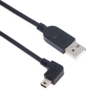 Nabíjecí kabel USB-A / Mini USB-B - 10cm - černý