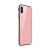 Kryt SULADA pre Apple iPhone X - kov / sklo - Rose Gold / ružový