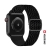 Řemínek SWISSTEN Nylon pro Apple Watch 42mm / 41mm / 40mm / 38mm - nylonový se sponou - černý