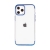 Kryt FORCELL Electro pro Apple iPhone 12 Pro Max - gumový - průhledný / modrý