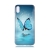 Kryt pre Apple iPhone Xr - gumový - motýľ - svietiaci v tme