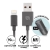 MFi certifikovaný kabel Lightning + autonabíječka USB (2.4A) - 2v1 nabíjecí sada INCASE pro Apple zařízení - šedá