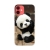 Kryt pre iPhone 12 / 12 Pro - gumový - malá panda