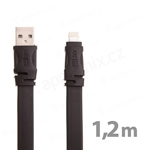 Synchronizační a nabíjecí kabel Lightning pro Apple iPhone / iPad / iPod - metr - bílý