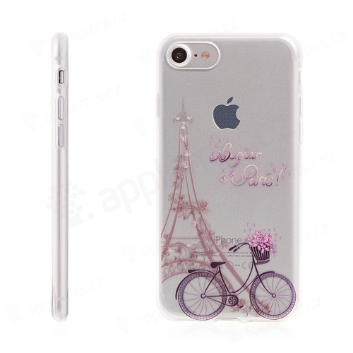 Kryt pro Apple iPhone 7 / 8 - gumový - Eiffelovka