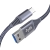 Synchronizační a nabíjecí kabel USB-C - USB 3.0 - tkanička - 1,8m - šedý