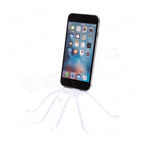 Držák / stojan SPIDER pro Apple iPhone / iPod - multifunkční - bílý