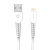 Nabíjací kábel SWISSTEN pre Apple iPhone / iPad - USB-A / Lightning - 1 m - biely