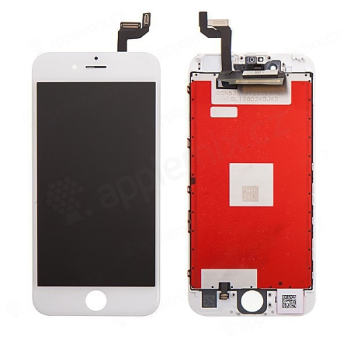 LCD panel + dotykové sklo (digitalizér dotykovej obrazovky) pre Apple iPhone 6S - biele - kvalita A+