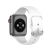 Řemínek pro Apple Watch 41mm / 40mm / 38mm - 3D textura - silikonový - bílý