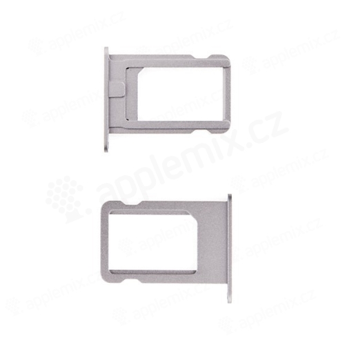 Rámeček / šuplík na Nano SIM pro Apple iPhone 5S / SE - vesmírně šedý (Space Gray)