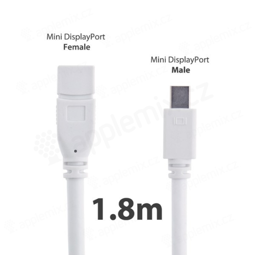 Prodlužovací kabel Mini DisplayPort (Thunderbolt) Male - Female - 1,8m