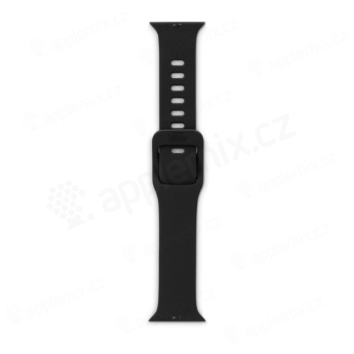 Remienok EPICO pre Apple Watch 41 mm / 40 mm / 38 mm - silikónový - čierny