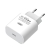 18W EU napájecí adaptér / nabíječka XO - rychlonabíjecí - USB-C pro Apple iPhone / iPad - bílý