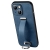 Kryt SULADA pre Apple iPhone 15 - remienok + krúžok - ochrana fotoaparátu - syntetická koža - modrý