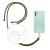Šnúrka na krk pre Apple iPhone - univerzálna - látka - khaki zelená