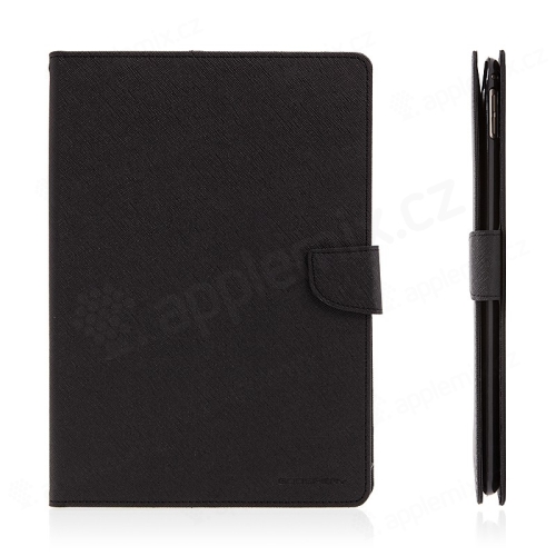 Pouzdro MERCURY Fancy Diary pro Apple iPad Pro 9,7 - stojánek a prostor na doklady - černé