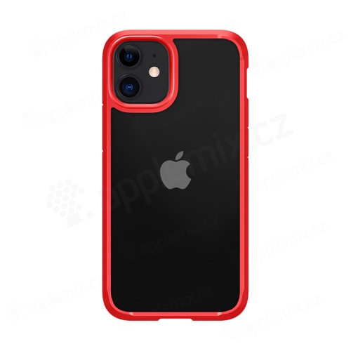 Kryt SPIGEN Ultra hybrid pro Apple iPhone 12 mini - plastový / gumový - červený