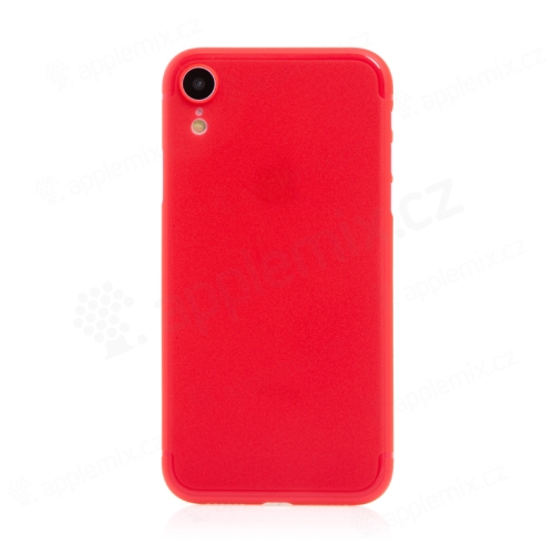Kryt / obal pro Apple iPhone Xr - ochrana čočky - ultratenký - plastový - matný - červený