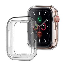 Kryt / obal pro Apple Watch 41mm Series 7 - gumový - průhledný