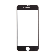 Tvrzené sklo (Tempered Glass) SWISSTEN Case Friendly pro Apple iPhone - 2,5D - černý rámeček - 0,3mm