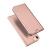 Puzdro DUX DUCIS pre Apple iPhone 7 / 8 / SE (2020) / SE (2022) - syntetická koža - Rose Gold
