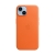 Originálny kryt pre Apple iPhone 14 - MagSafe - kožený - oranžový