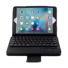 Elegantní pouzdro + odnímatelná klávesnice Bluetooth 2v1 pro Apple iPad mini / mini 2 / mini 3 / mini 4  - černé