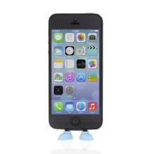 Antiprachová záslepka / stojánek 3D botky pro Apple iPhone / iPod touch - Lightning konektor - modrá