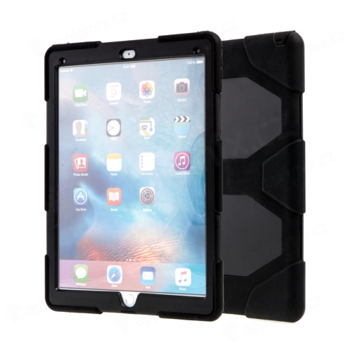 Kryt / puzdro pre Apple iPad Pro 12,9" (2015 / 2017) - vonkajšie - odolné - plast / silikón - čierne