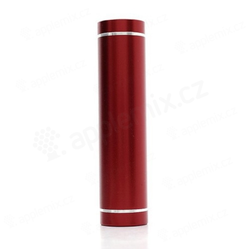 Mini externí baterie 2600mAh - červená