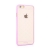 Kryt HOCO pro Apple iPhone 6 / 6S plastový - průhledný s jemnou růžovou ozdobou