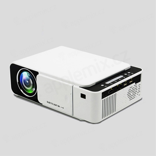LED projektor T5 - WiFi / HDMI / USB / SD - biely